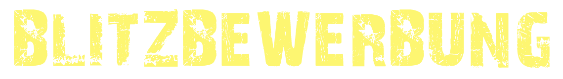 Blitzbewerbung